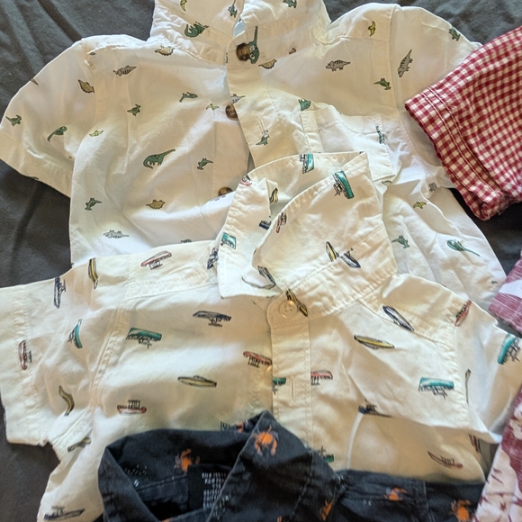 Kids' Assorted Patterned Shirts LOT - Picture 2 of 8